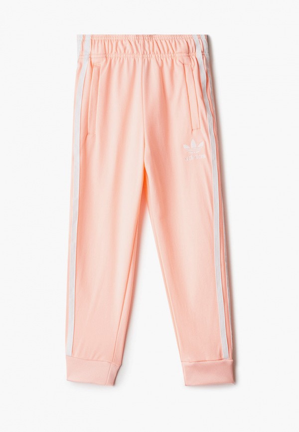 спортивные брюки adidas для девочки, розовые