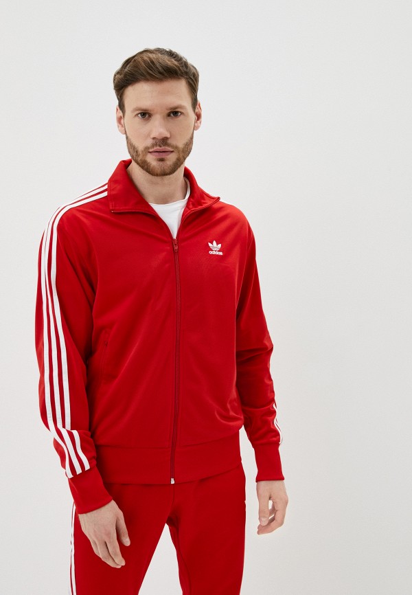 мужская олимпийка adidas, красная