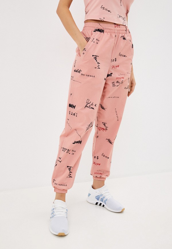 женские спортивные брюки adidas, розовые