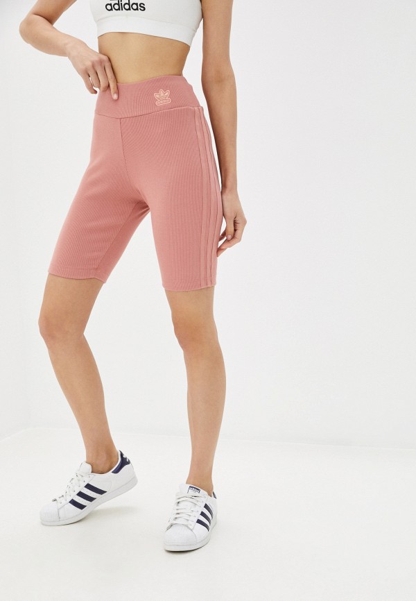 женские повседневные шорты adidas, розовые