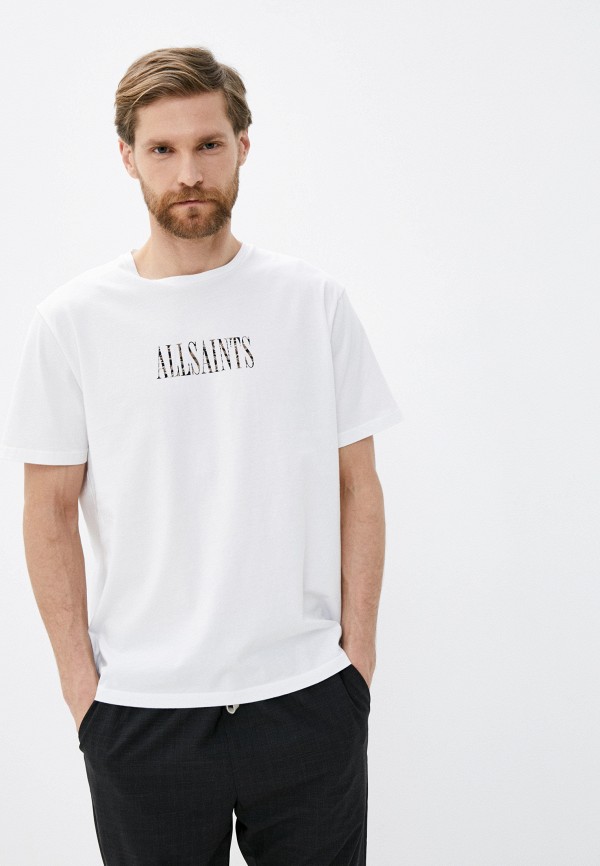 мужская футболка allsaints, белая