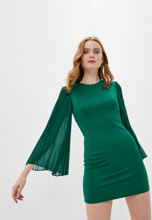 женское повседневные платье alice + olivia, зеленое