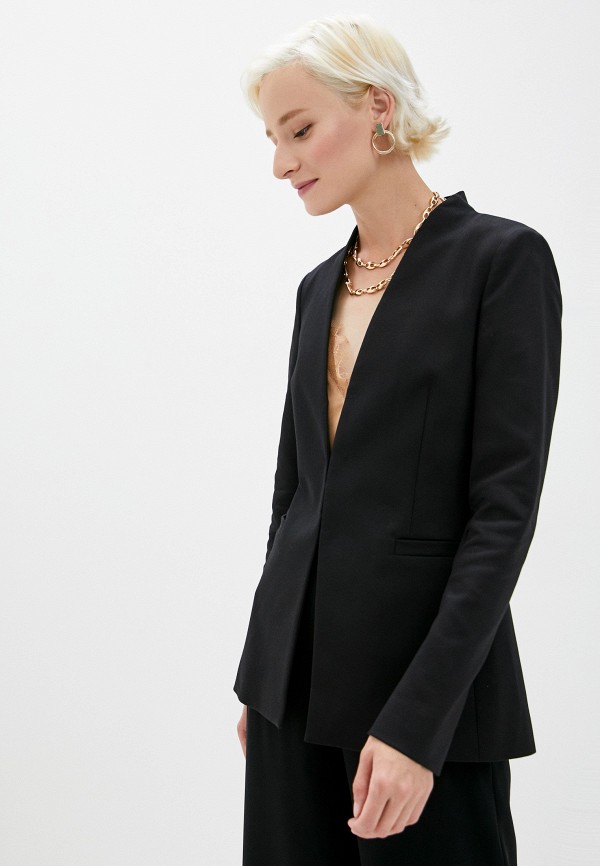 женский пиджак alice + olivia, черный