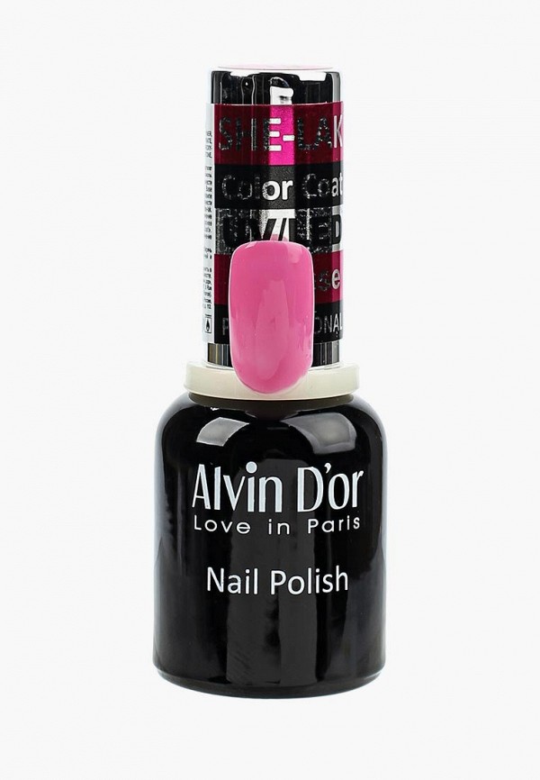 женский лак для ногтей alvin d’or, розовый