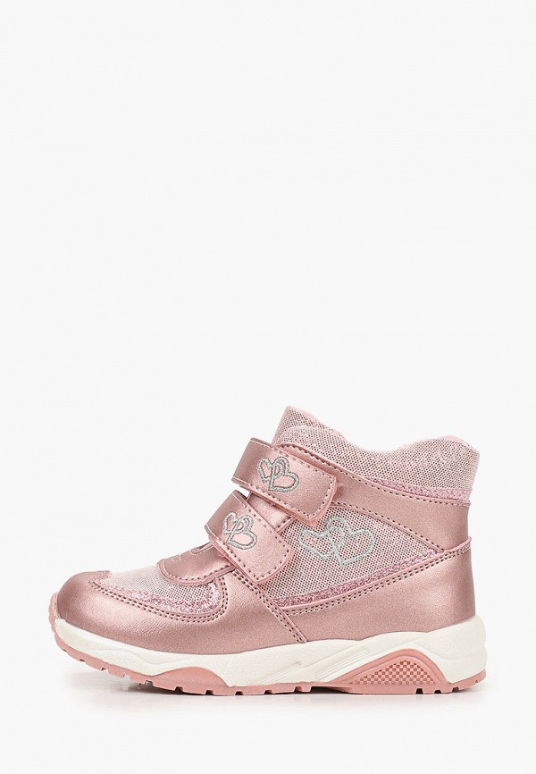 ботинки antilopa для девочки, розовые