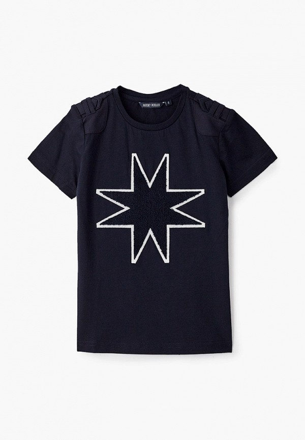 футболка с коротким рукавом antony morato для мальчика, синяя