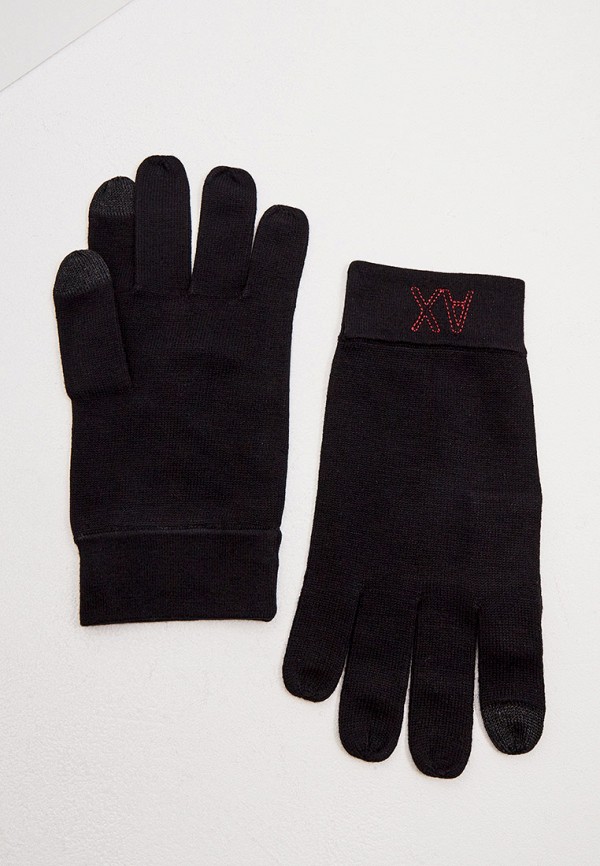 мужские перчатки armani exchange, черные