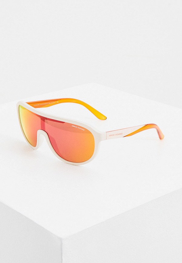 мужские солнцезащитные очки armani exchange, белые