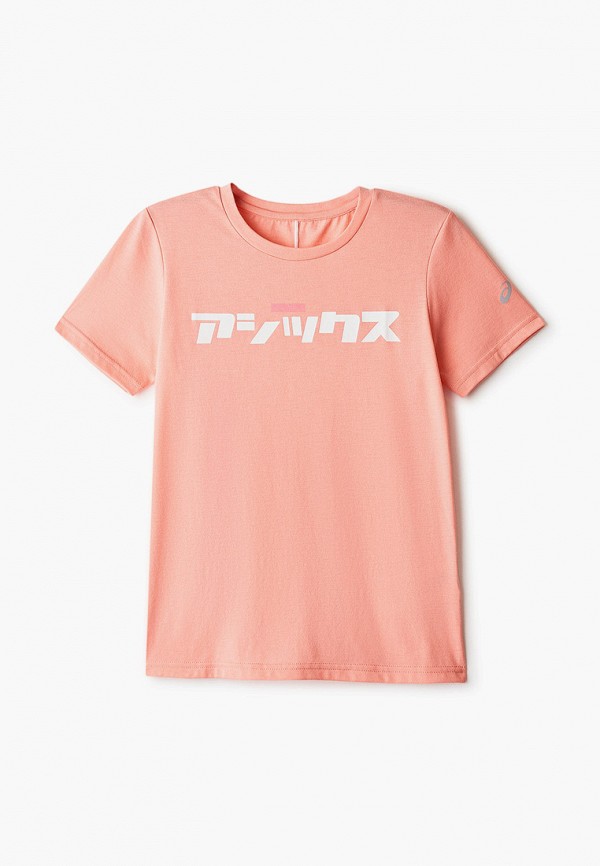 футболка asics малыши, розовая
