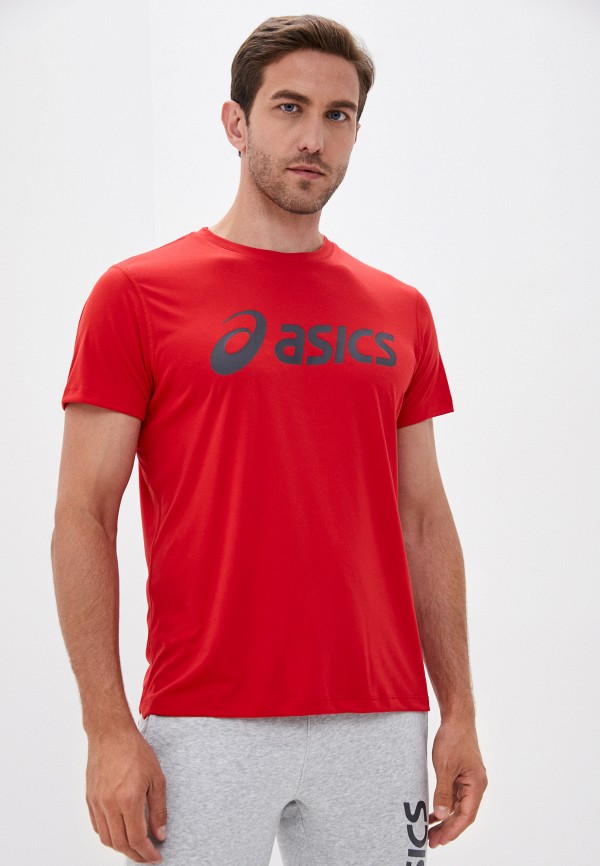мужская спортивные футболка asics, красная