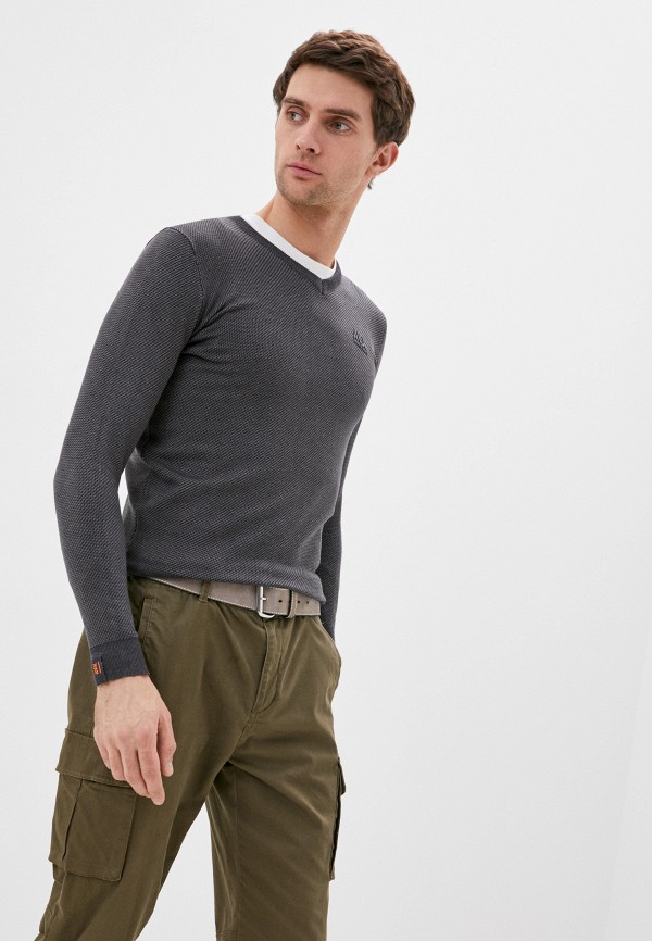 мужской пуловер avirex, серый