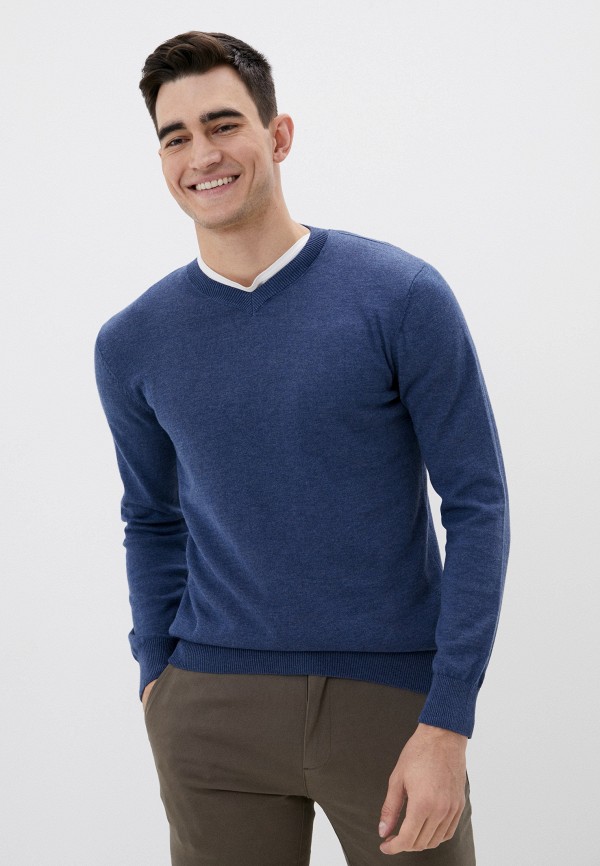 мужской пуловер baon, синий