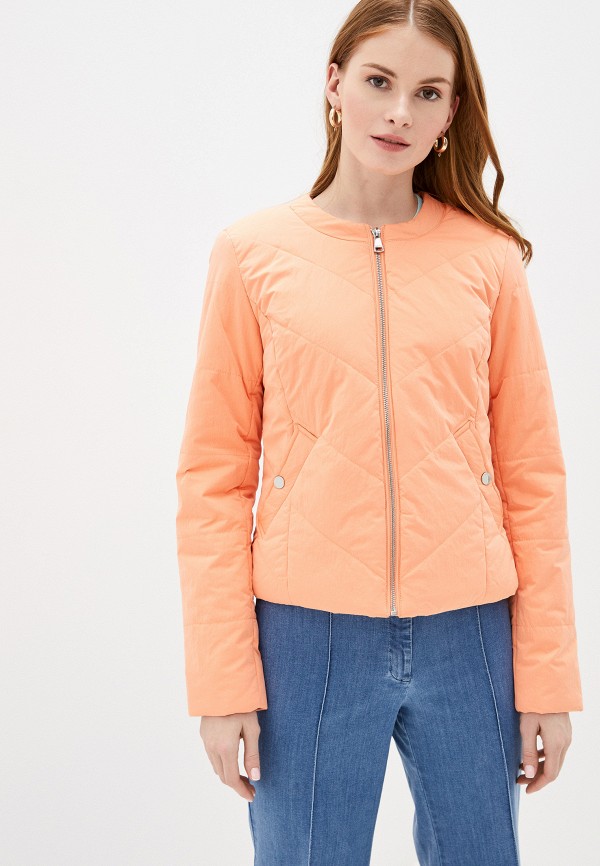 женская куртка baon, оранжевая