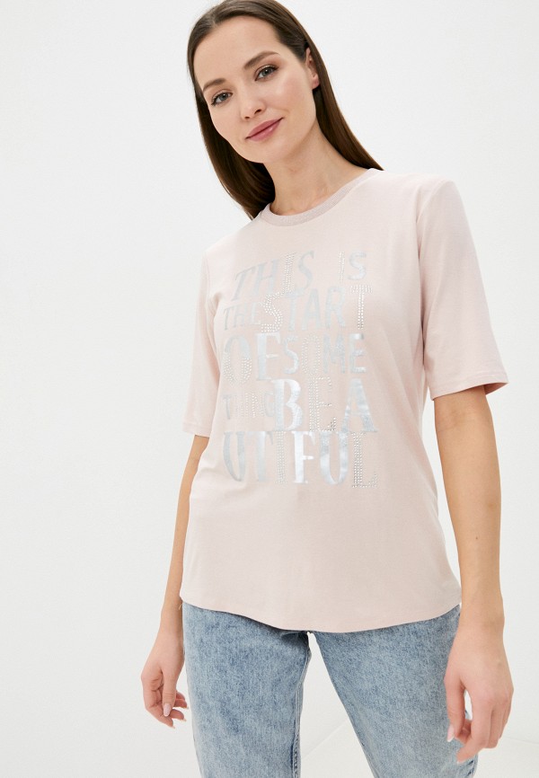 женская футболка betty barclay, розовая