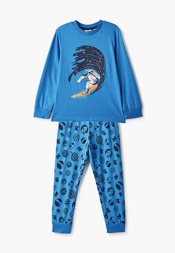 пижама blukids для мальчика, синяя