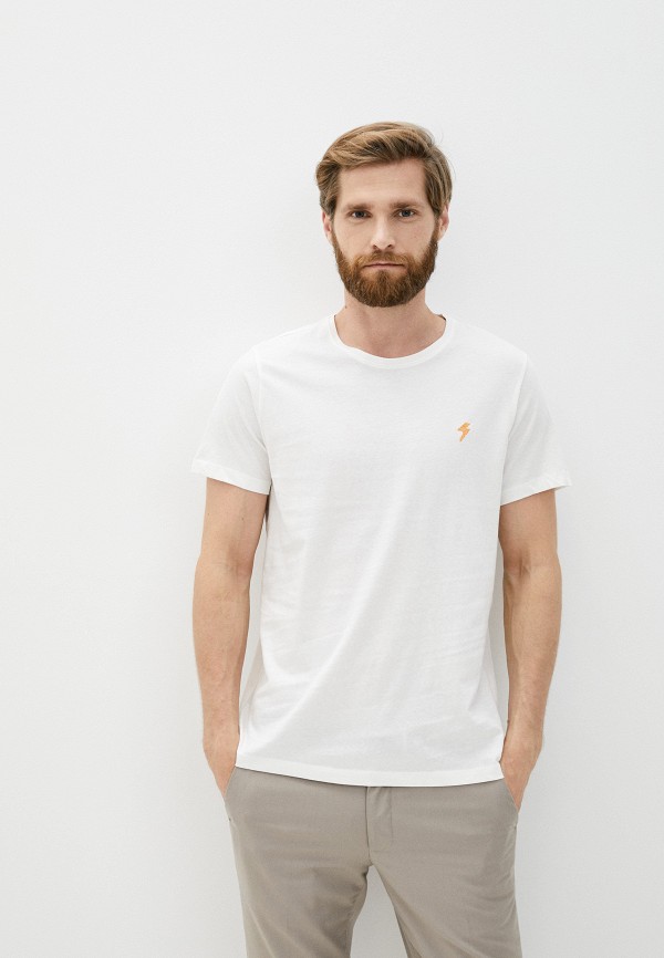 мужская футболка с коротким рукавом blend, белая