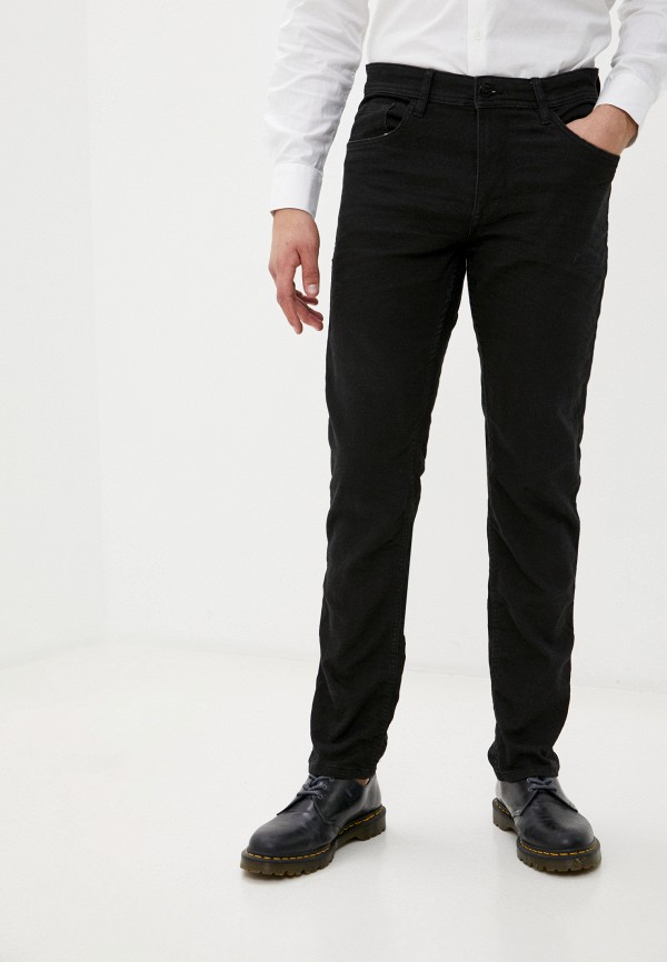 мужские зауженные джинсы blend, черные