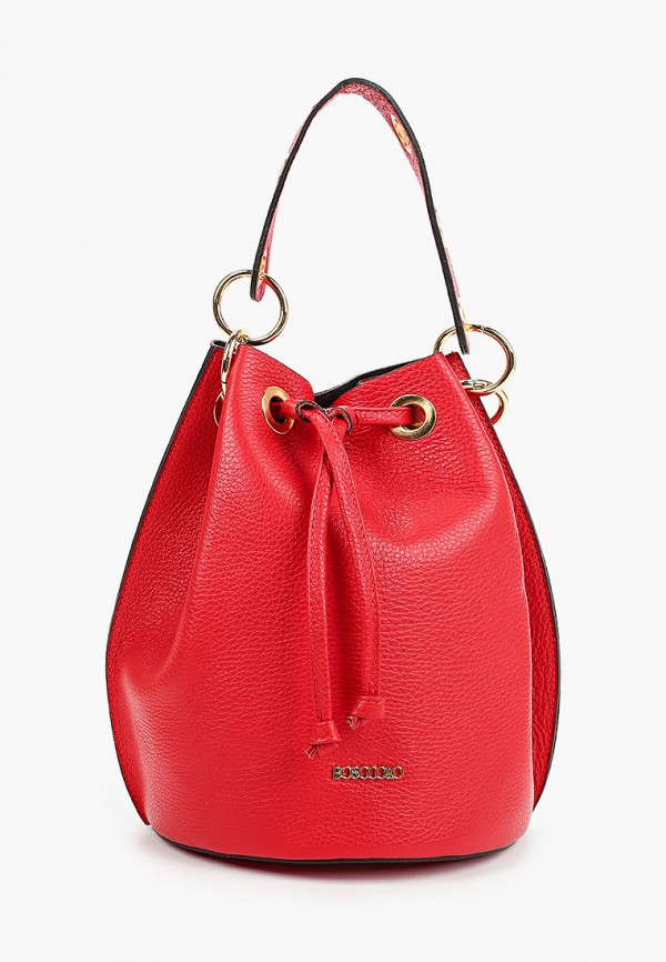 женская сумка bosccolo, красная