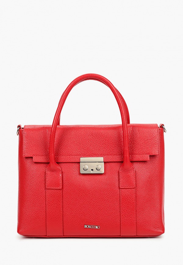 женская сумка bosccolo, красная