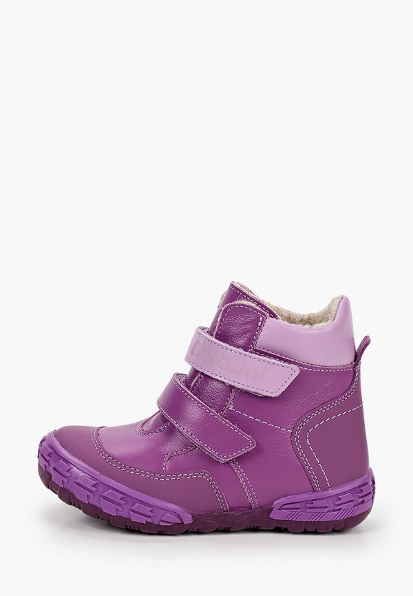 ботинки bottilini для девочки, фиолетовые