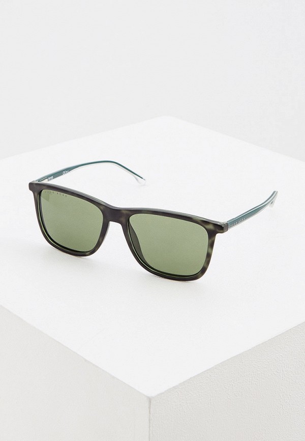 мужские солнцезащитные очки boss, зеленые