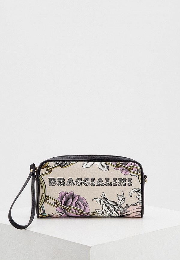 женская сумка braccialini, бежевая