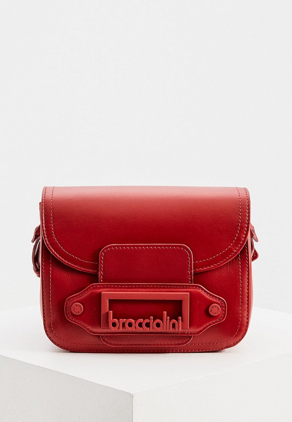 женская сумка braccialini, красная
