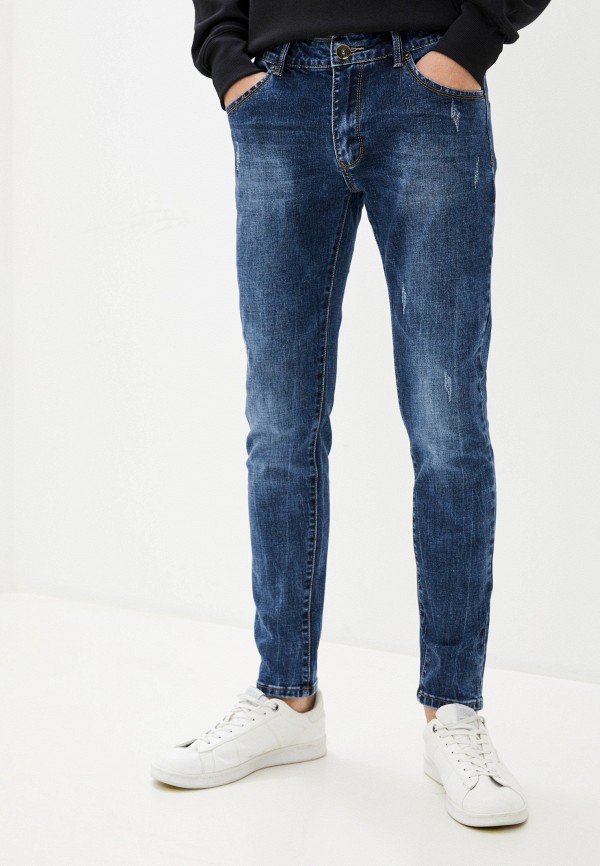 мужские прямые джинсы bruebeck, синие
