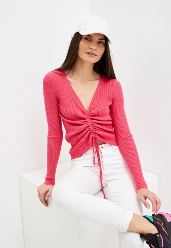женский пуловер b.style, розовый