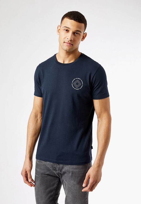 мужская футболка с коротким рукавом burton menswear london, синяя