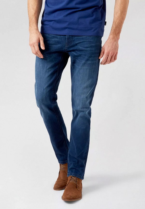 мужские зауженные джинсы burton menswear london, синие