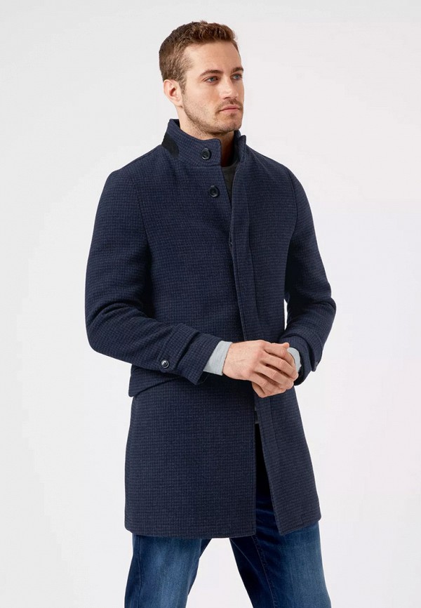 мужское пальто burton menswear london, синее