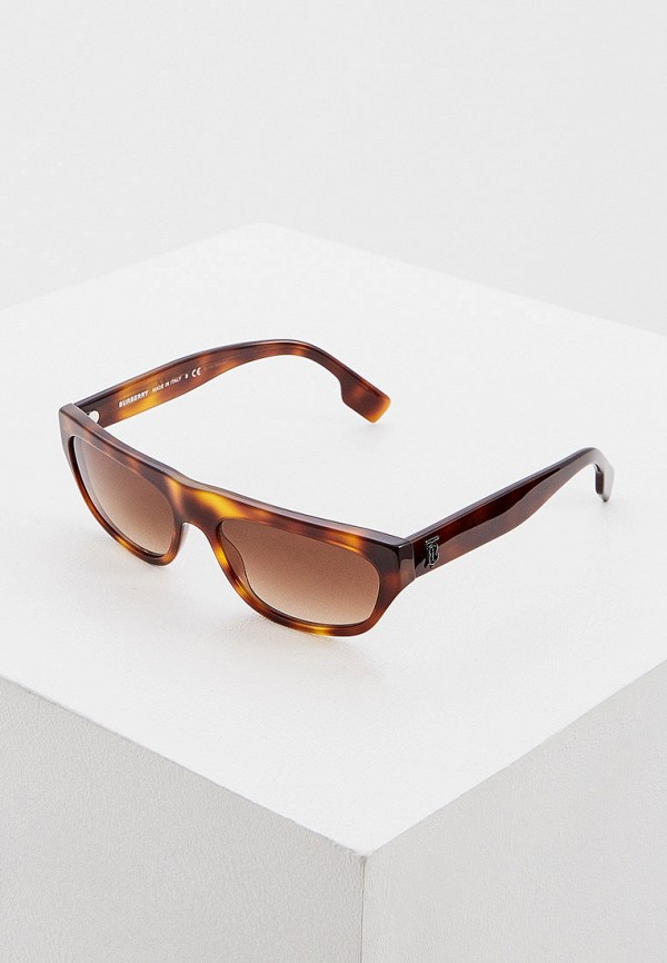 женские солнцезащитные очки burberry, коричневые
