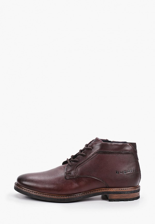 мужские ботинки bugatti, коричневые