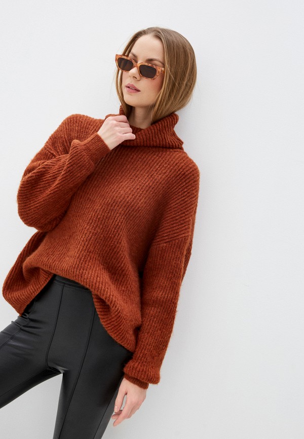 женский свитер by swan, коричневый