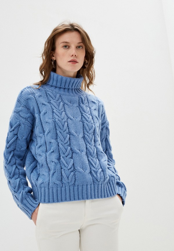 женский свитер by swan, синий