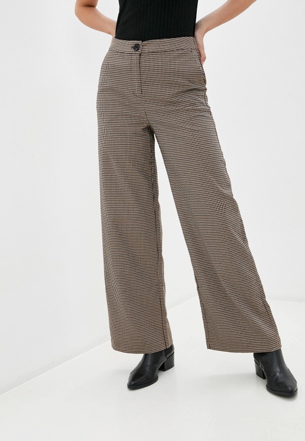 женские повседневные брюки b.young, коричневые