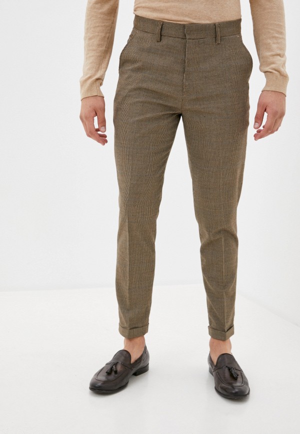 мужские брюки чинос casual friday by blend, коричневые