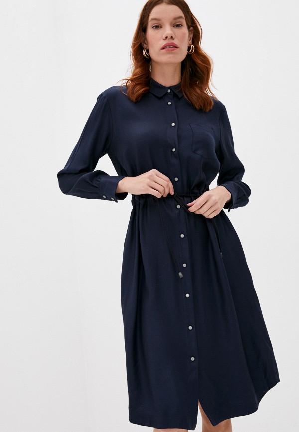 женское платье cappellini, синее