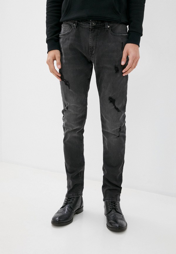 мужские зауженные джинсы celio, серые