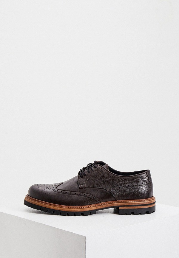 мужские ботинки cerruti 1881, коричневые