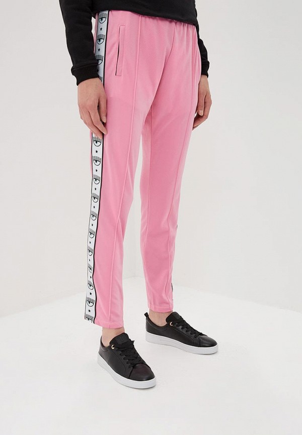 женские спортивные спортивные брюки chiara ferragni collection, розовые
