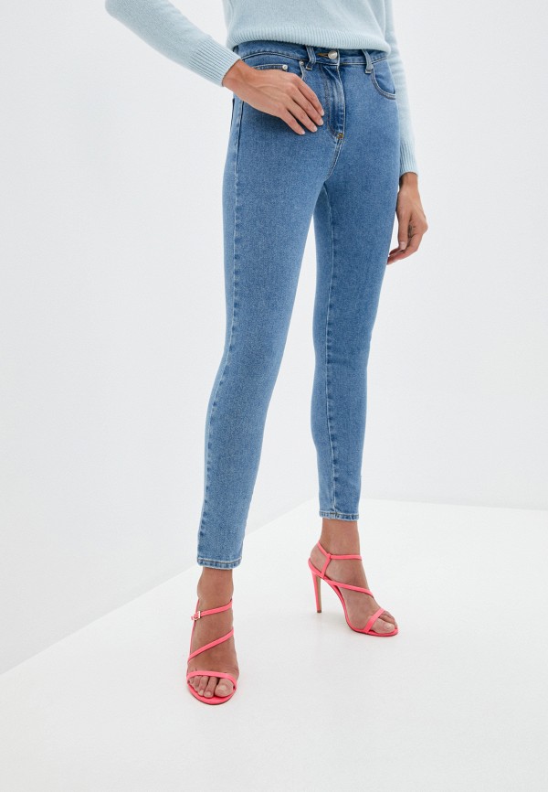 женские джинсы chiara ferragni collection, голубые