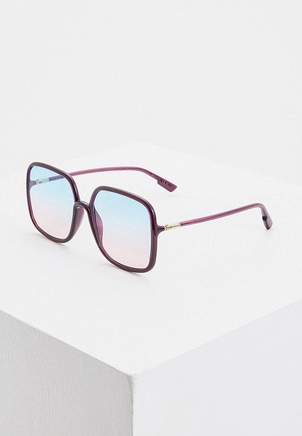 женские солнцезащитные очки christian dior, розовые