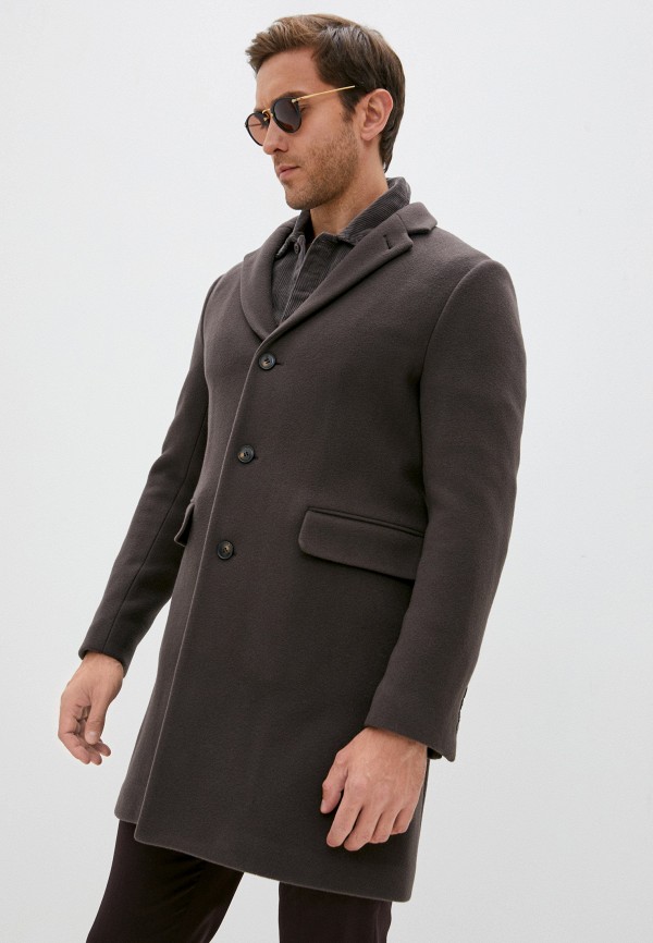 мужское пальто closed, коричневое
