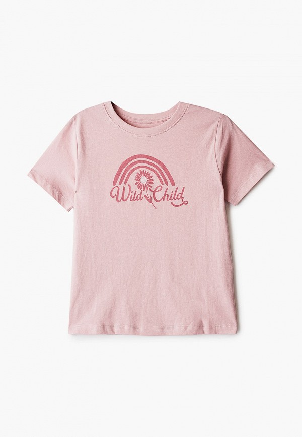 футболка с коротким рукавом cotton on для девочки, розовая