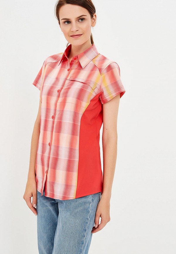 женская рубашка с коротким рукавом columbia
