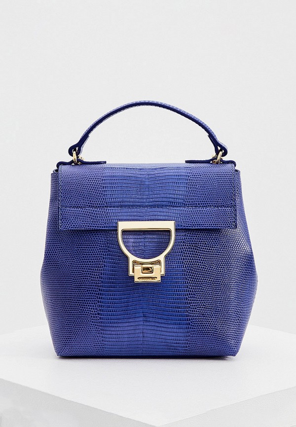 женская сумка coccinelle, синяя
