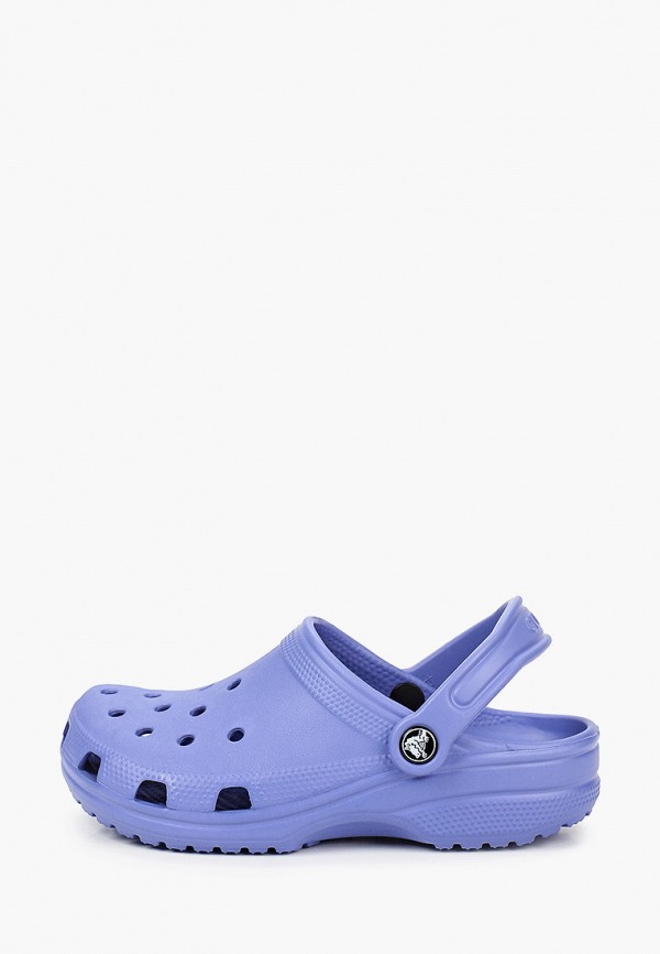 женское сабо crocs, фиолетовое