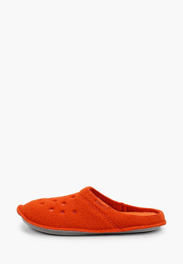 женские тапочки crocs, оранжевые